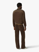 Casablanca Dark Brown Velour Track Jacket