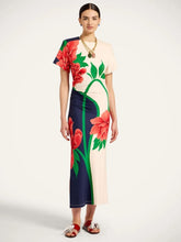 La DoubleJ Queen Peony Placée Blue Lela Dress