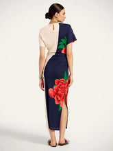 La DoubleJ Queen Peony Placée Blue Lela Dress