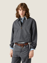 Miu Miu Black Chambray Blouson Jacket