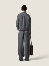 Miu Miu Black Chambray Wide-Leg Jeans