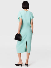 Stella McCartney Mint V-Neck Midi Dress