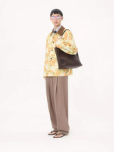 Valentino Garavani Brown Dottie Medium Shopping Bag