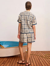 Alémais Blue Dolly Crochet Cotton Shirt