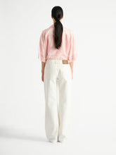 Balmain White Loose-Fit Denim Jeans