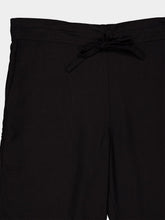 Spiritum Tulum Black Palmeta Tailored Bermuda Shorts in Handmade Linen