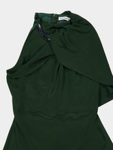 Altuzarra Hunter Green Crawford Silk Maxi Dress