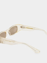 Port Tanger Gold Rectangle Leila Acetate Sunglasses