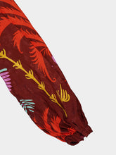 Johanna Ortiz Diwali Printed Cutout Crop Top