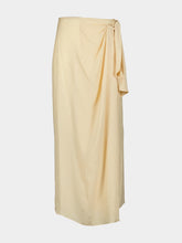 Johanna Ortiz Ecru Silk Sweet Palm Skirt