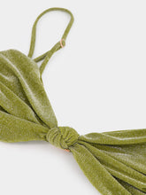 Johanna Ortiz Heliconia Green Bikini Top