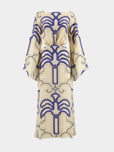 Johanna Ortiz Soul Healer Linen Maxi Dress