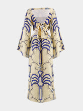 Johanna Ortiz Soul Healer Linen Maxi Dress