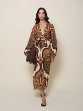 Johanna Ortiz Across Paradise Linen Midi Dress