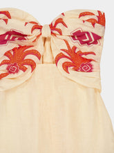 Johanna Ortiz Water Adventure Linen Halter Dress