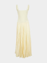 Johanna Ortiz Ecru Mariner Rib Linen Maxi Dress