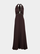Johanna Ortiz Chocolate Brown New Destiny Silk Maxi Dress