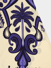 Johanna Ortiz Ecru and Navy Everywhere Skirt