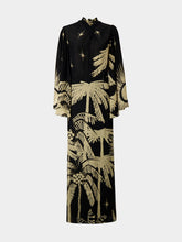 Johanna Ortiz Primera Vez Black and Ecru Maxi Dress