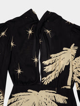 Johanna Ortiz Primera Vez Black and Ecru Maxi Dress