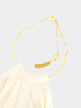 Johanna Ortiz Ecru The Root Jacquard Halter Top