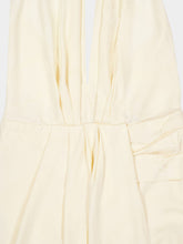 Johanna Ortiz Wildly Beautiful Ecru Halter Dress