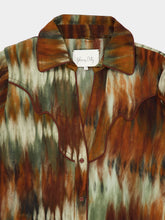 Johanna Ortiz Pine Green and Chocolate Cabalgando Shirt