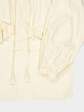 Johanna Ortiz Ecru Brisa Colectiva Jacquard Top