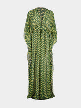 Johanna Ortiz Secret Garden Printed Kaftan Dress