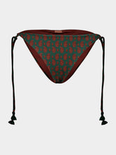 Johanna Ortiz Green Sagrado Tie-Side Bikini Bottom