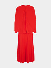 Johanna Ortiz Fire Red Silent Solstice Maxi Dress