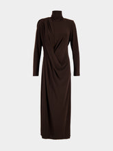 Johanna Ortiz Chocolate Draped Jersey Midi Dress