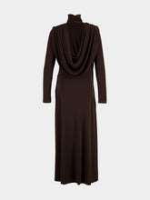 Johanna Ortiz Chocolate Draped Jersey Midi Dress