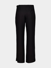 Blazé Milano Black Morelia Cropped Flare Pants