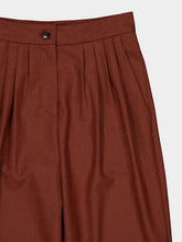 Blazé Milano Rust Patea Glassy Wool Trousers