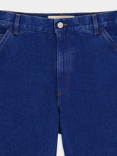 Marni Ocean Blue Straight-Fit Cotton Trousers