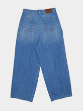 Marni Ocean Blue Double-Pleat Denim Trousers