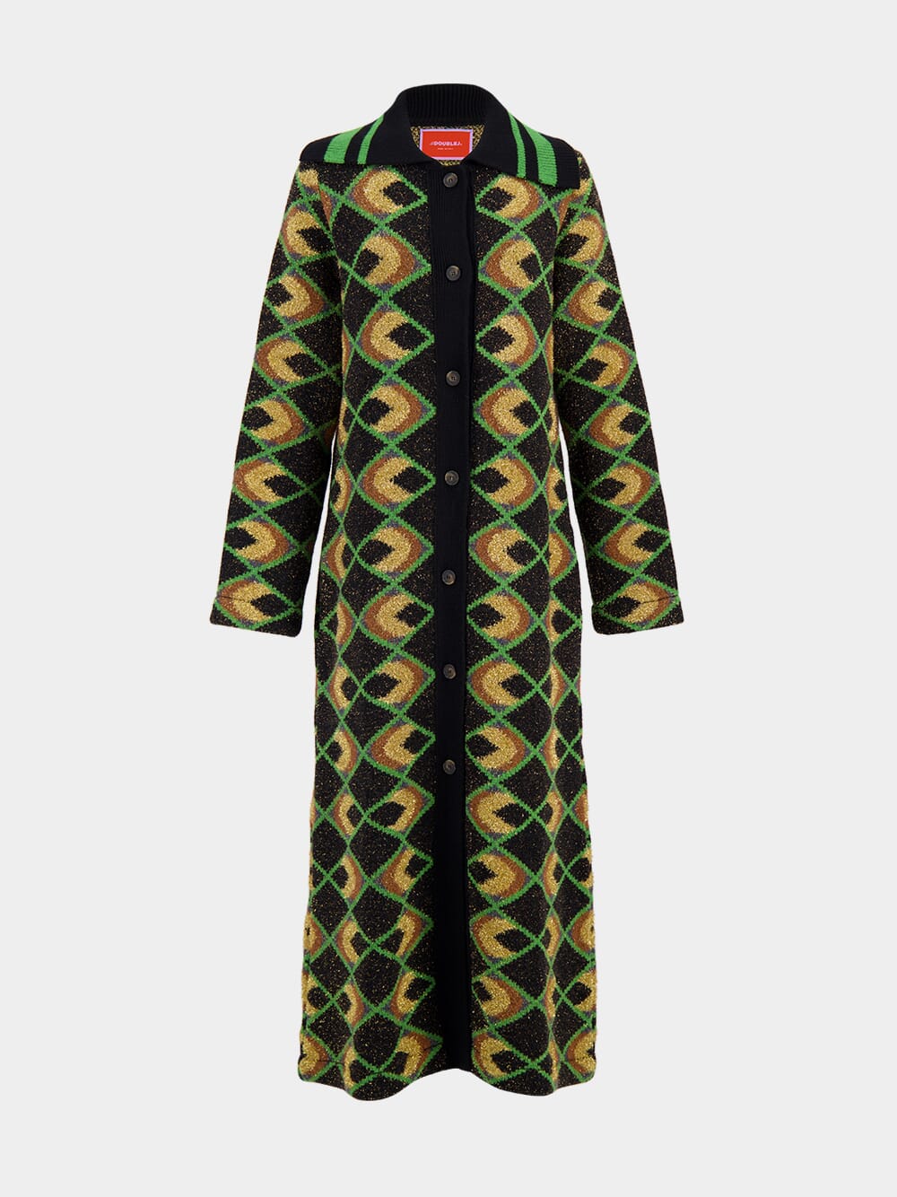 Half-Light Jacquard Maxi Coat