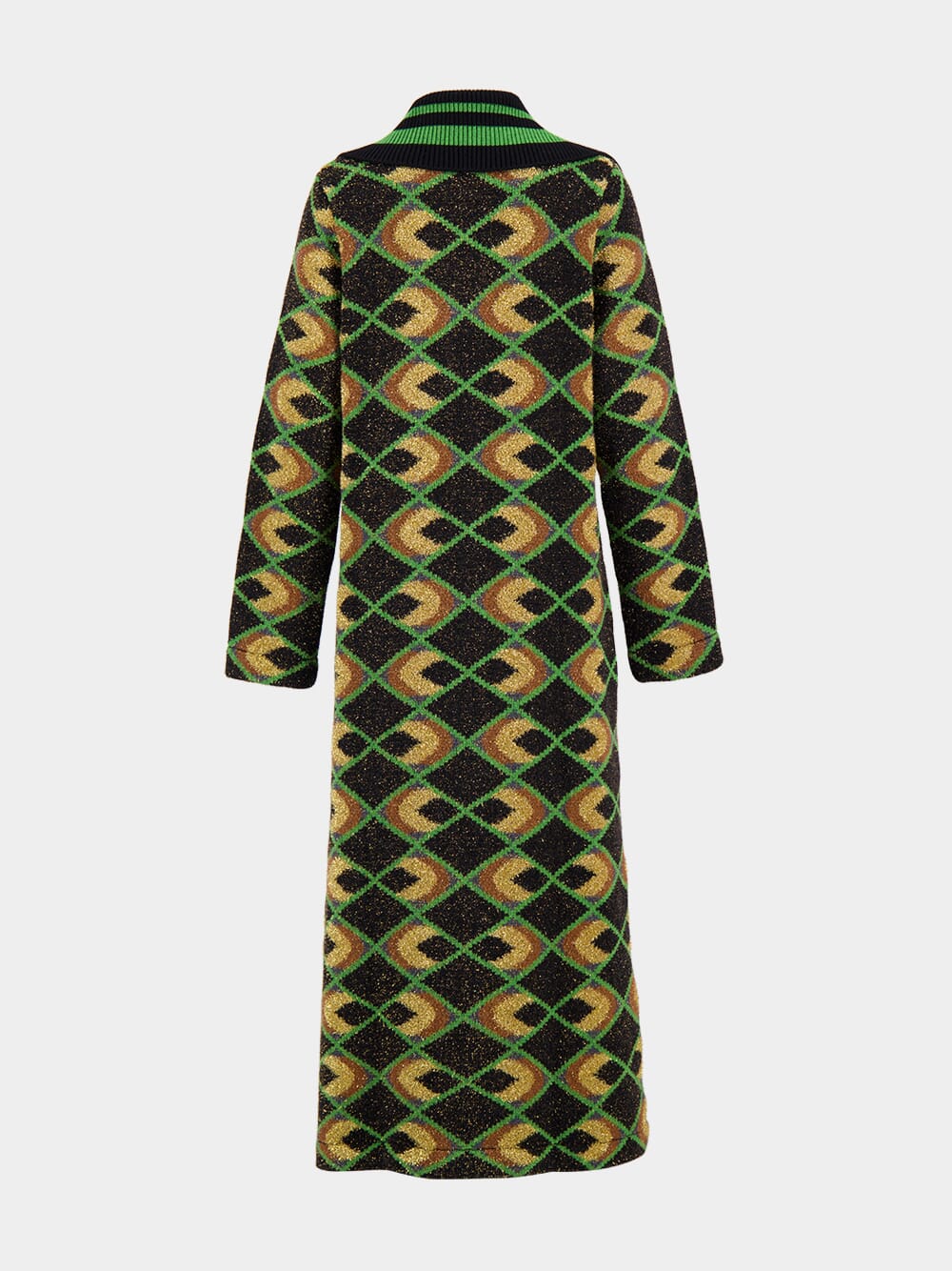 Half-Light Jacquard Maxi Coat