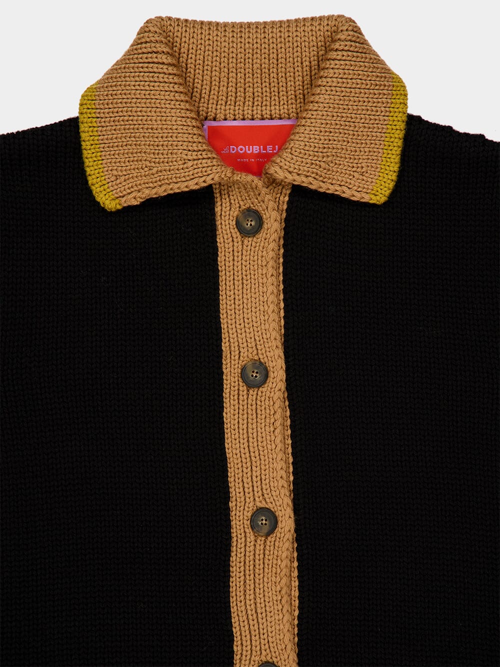 Black No Fuss Wool Cardigan