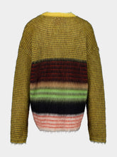 La DoubleJ Multicolour Yellow Brushed Wool Brera Sweater