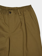 Marni Olive Gabardine Cropped Trousers
