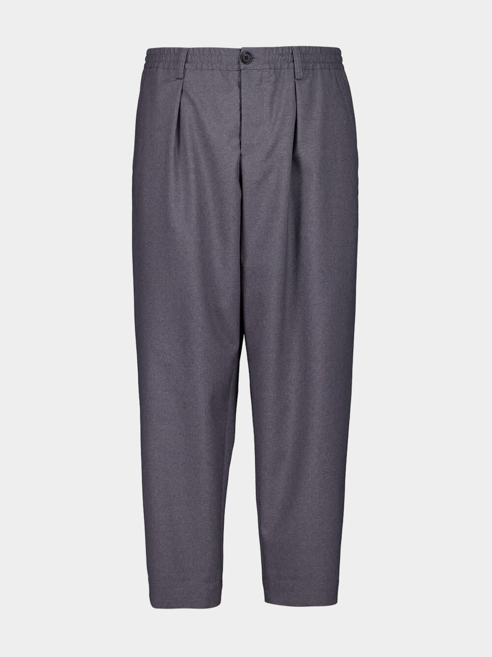 Graphite Grey Tropical Wool Trousers