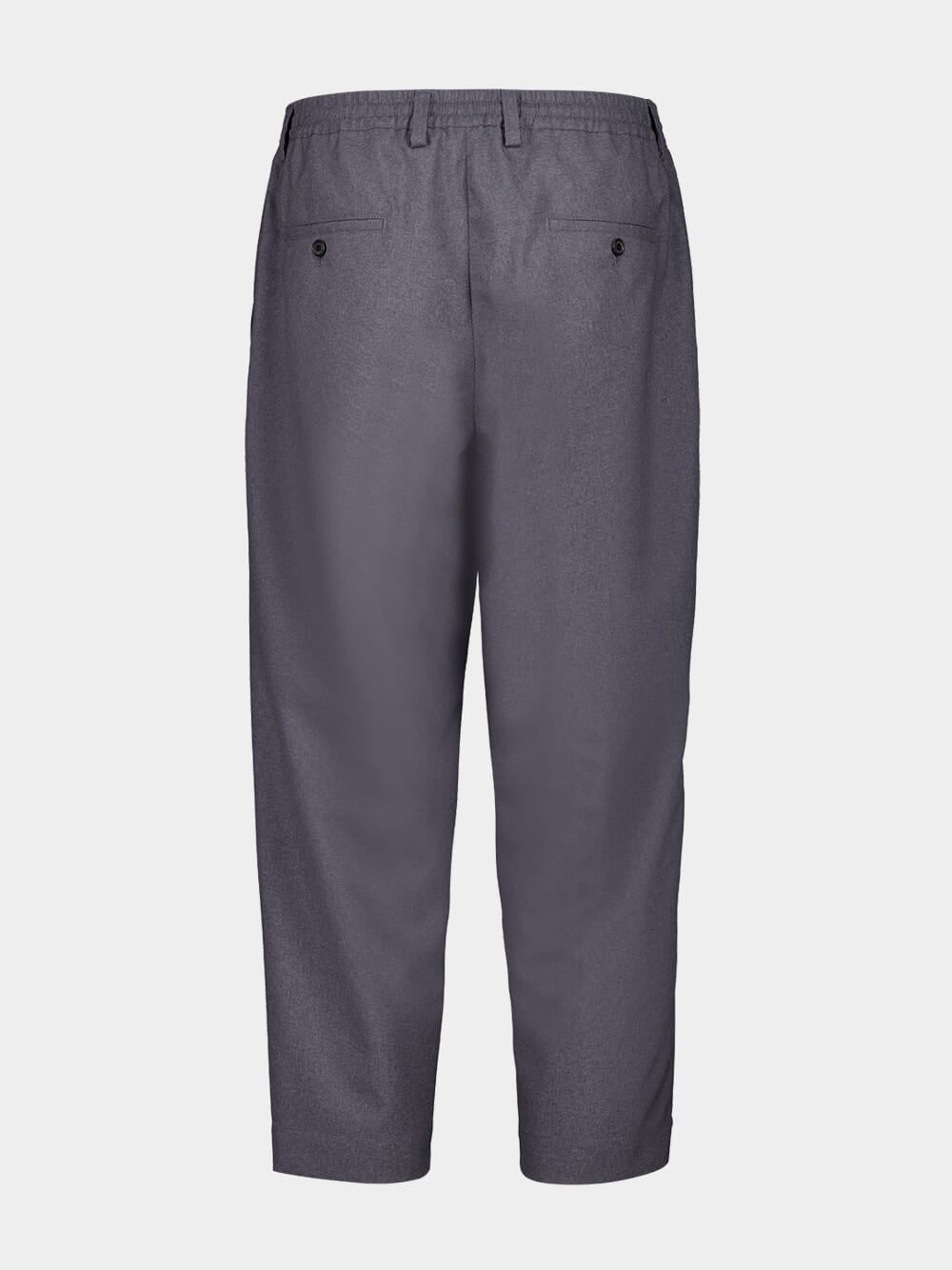 Graphite Grey Tropical Wool Trousers