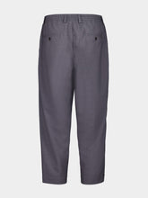Marni Graphite Grey Tropical Wool Trousers