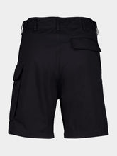 Marni Black Woven Cotton Cargo Shorts