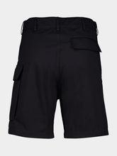 Marni Black Woven Cotton Cargo Shorts