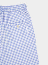 Marni Light Blue Gingham Seersucker Shorts