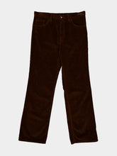 Marni Sadelle Brown Corduroy Flared Trousers