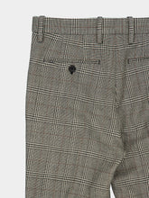 Marni Grey Checked Knitted Cotton Trousers